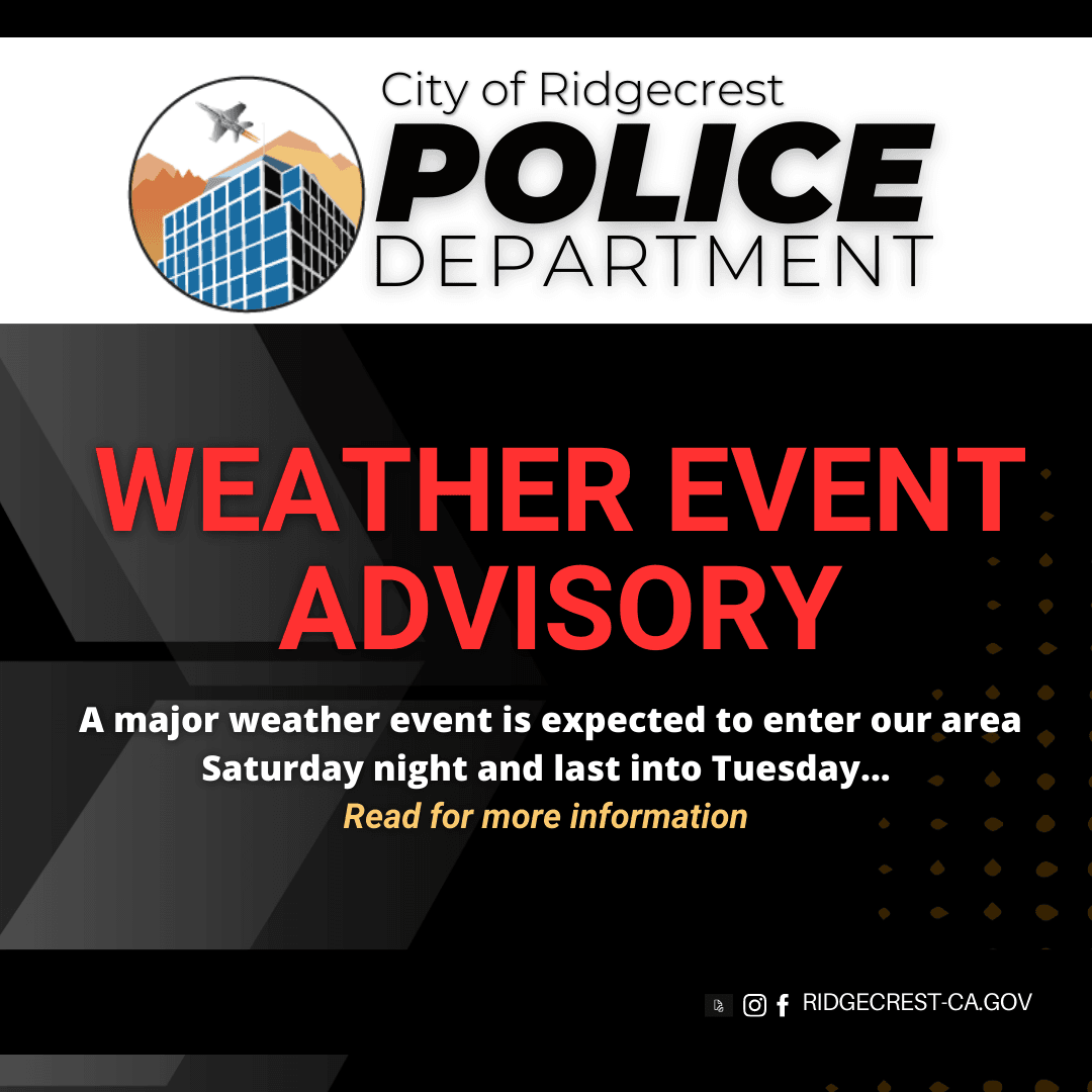 Weather Event Advisory Update